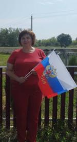 В МБОУ ОШ с.Нарышкино была проведёна акция "Моя Россия, мой флаг"